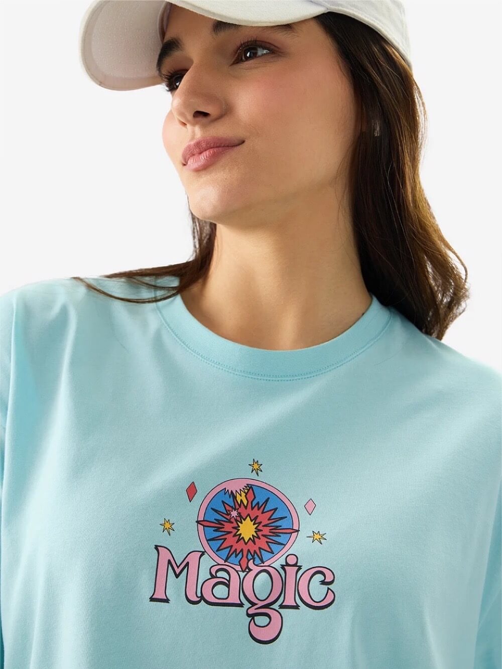 Disney Fire Magic Desire Graphic Printed Womens Drop Shoulder T-shirt Legacy Boutiques Dhaka Legacy Boutiques Legacy Boutiques