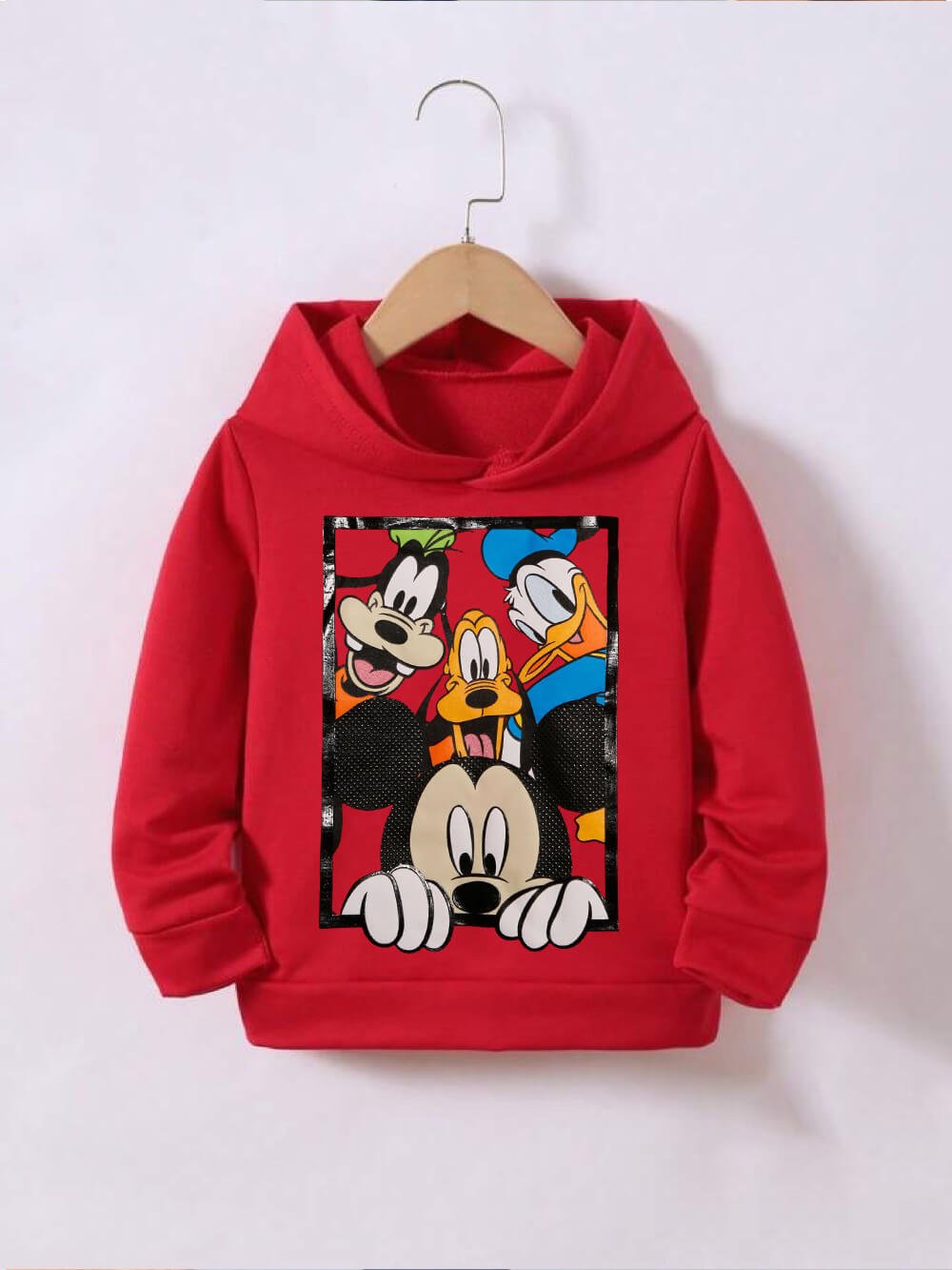 Disney Mickeys Team Printed Kids Casual Cotton Hoodie In Dhaka Legacy Boutiques Legacy Boutiques