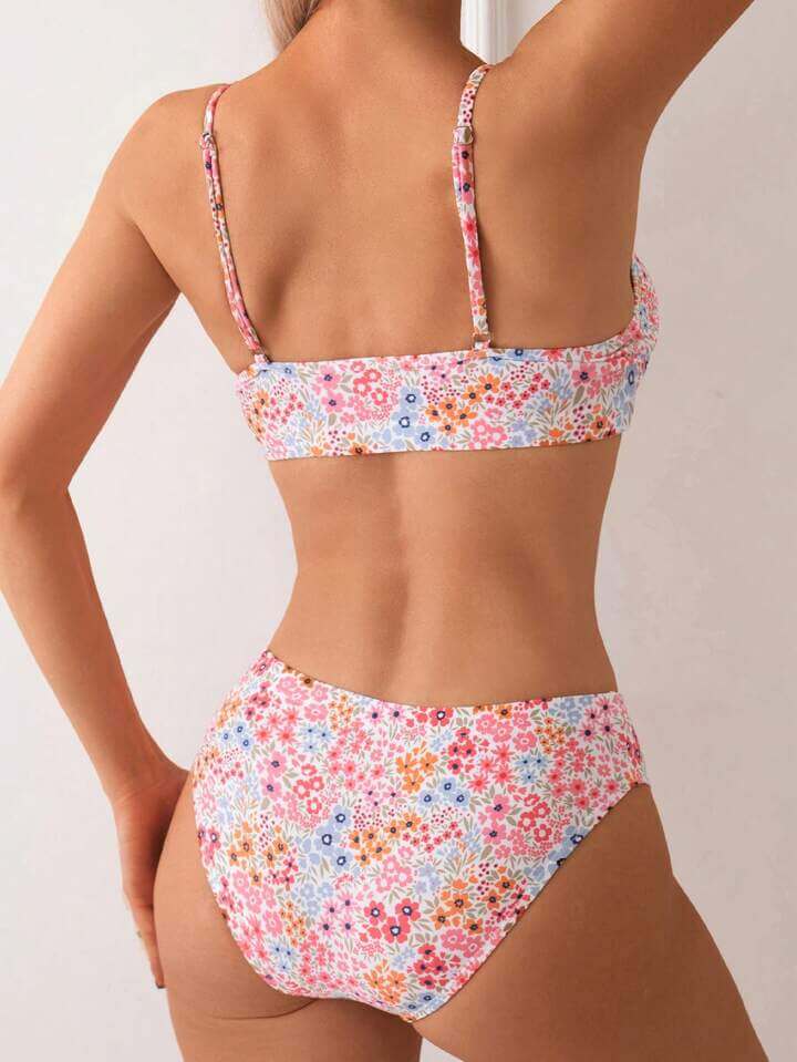 Ditsy Bloom Printed 2 Piece Bikini Set Legacy Boutiques Legacy Boutiques