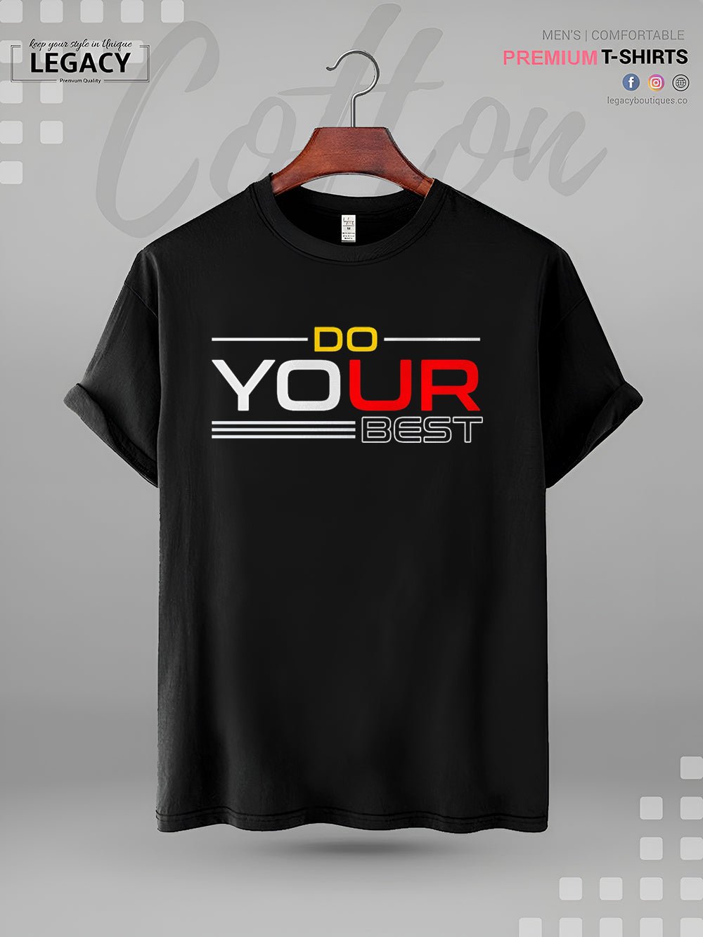 DO YOUR BEST Print Men&