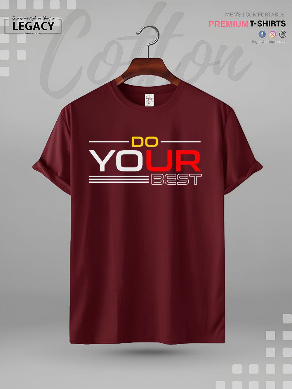 DO YOUR BEST Print Men&