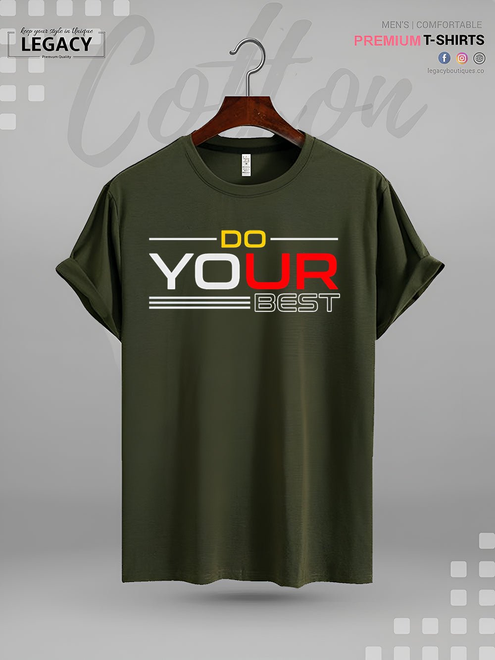 DO YOUR BEST Print Men&