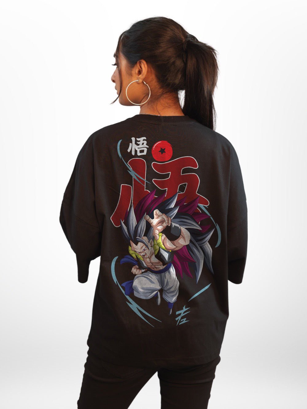 DRAGON BALL: GOGETA Anime Character Graphic Printed Womens Drop Shoulder T-shirt Legacy Boutiques Bangladesh Legacy Boutiques Legacy Boutiques