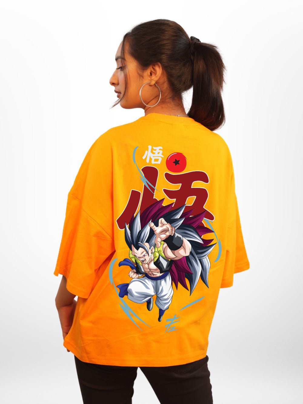 DRAGON BALL: GOGETA Anime Character Graphic Printed Womens Drop Shoulder T-shirt Legacy Boutiques Bangladesh Legacy Boutiques Legacy Boutiques