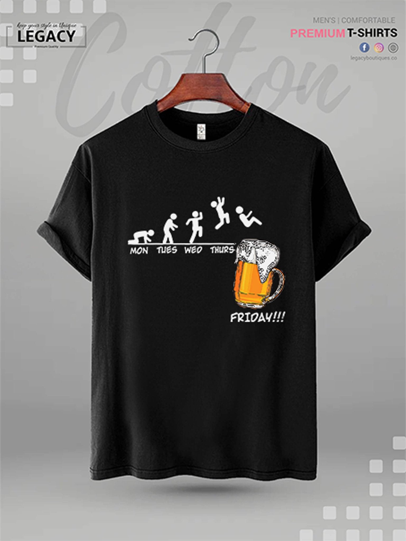 Drinking Weeknd Printed Men&