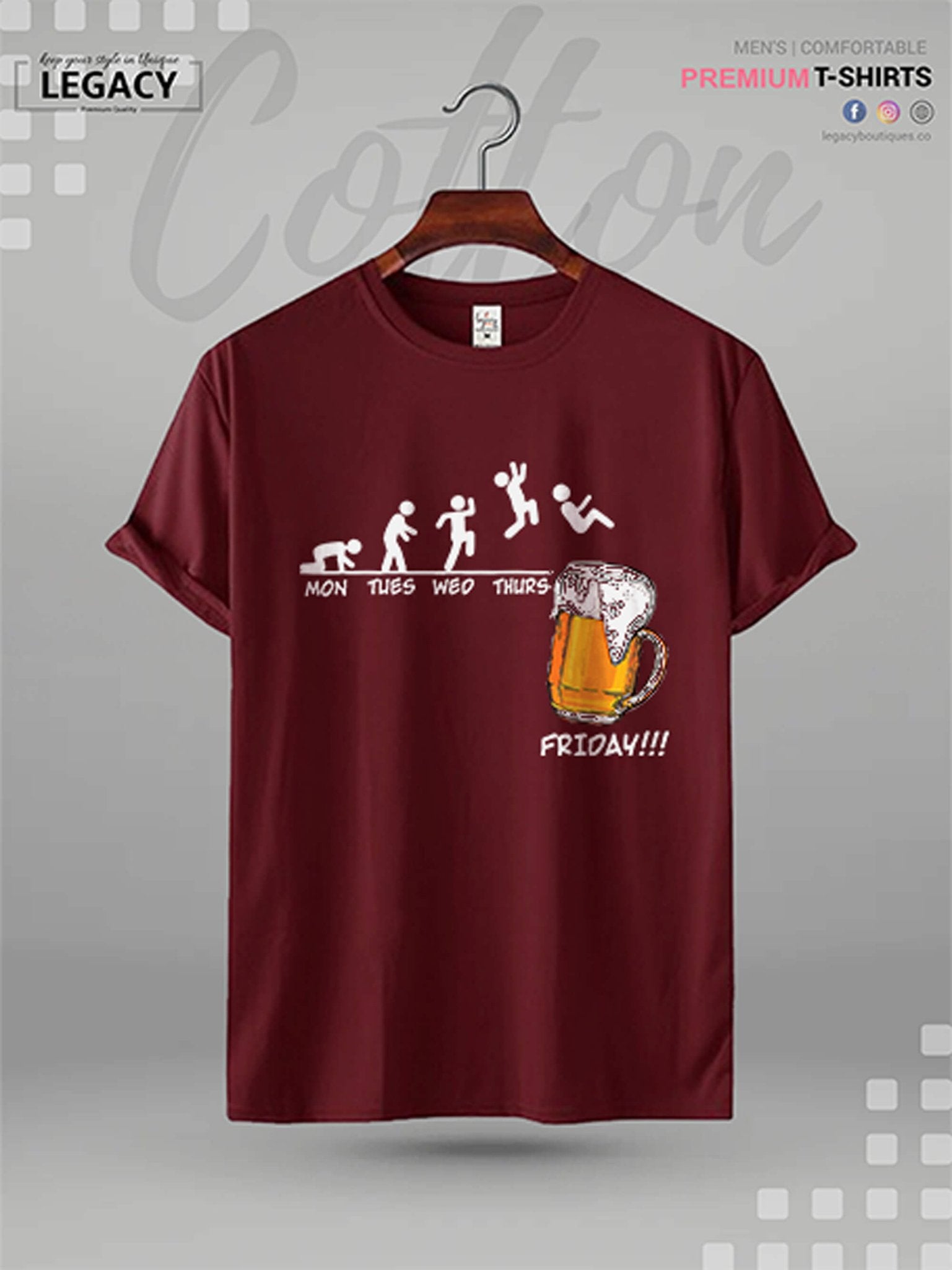 Drinking Weeknd Printed Men&