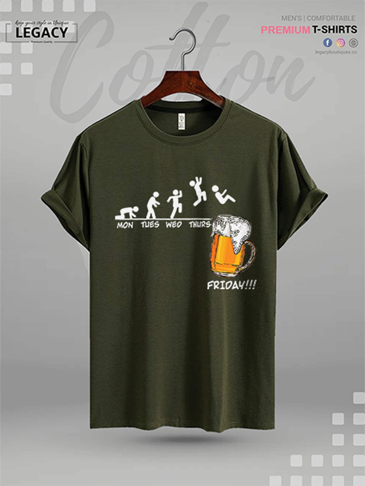 Drinking Weeknd Printed Men&