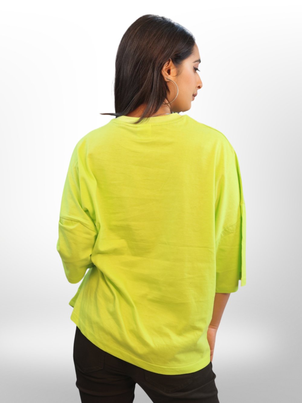 Drop Shoulder T-shirt For Women&