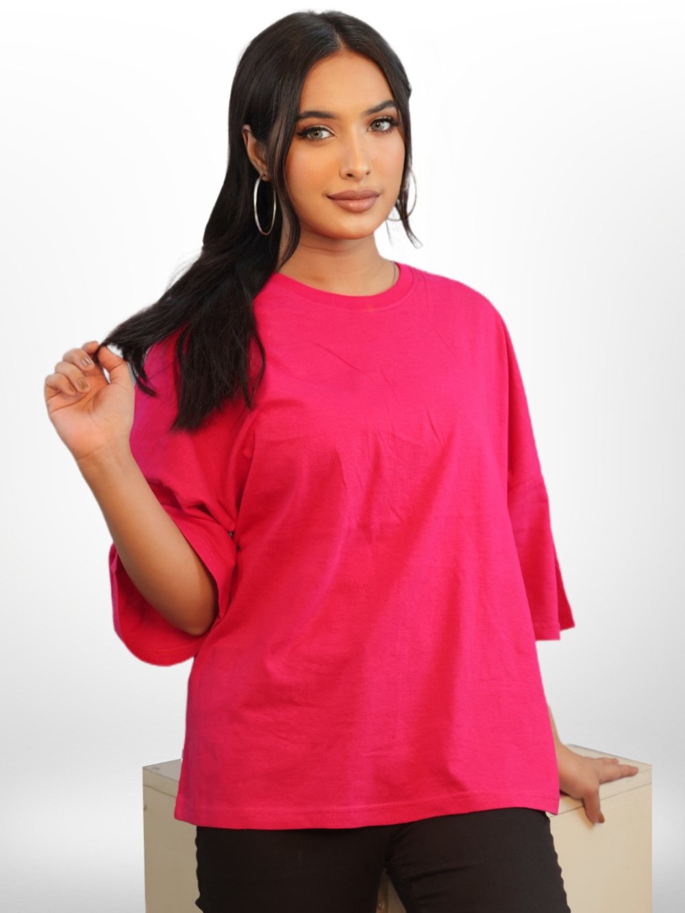 Drop Shoulder T-shirt For Women&