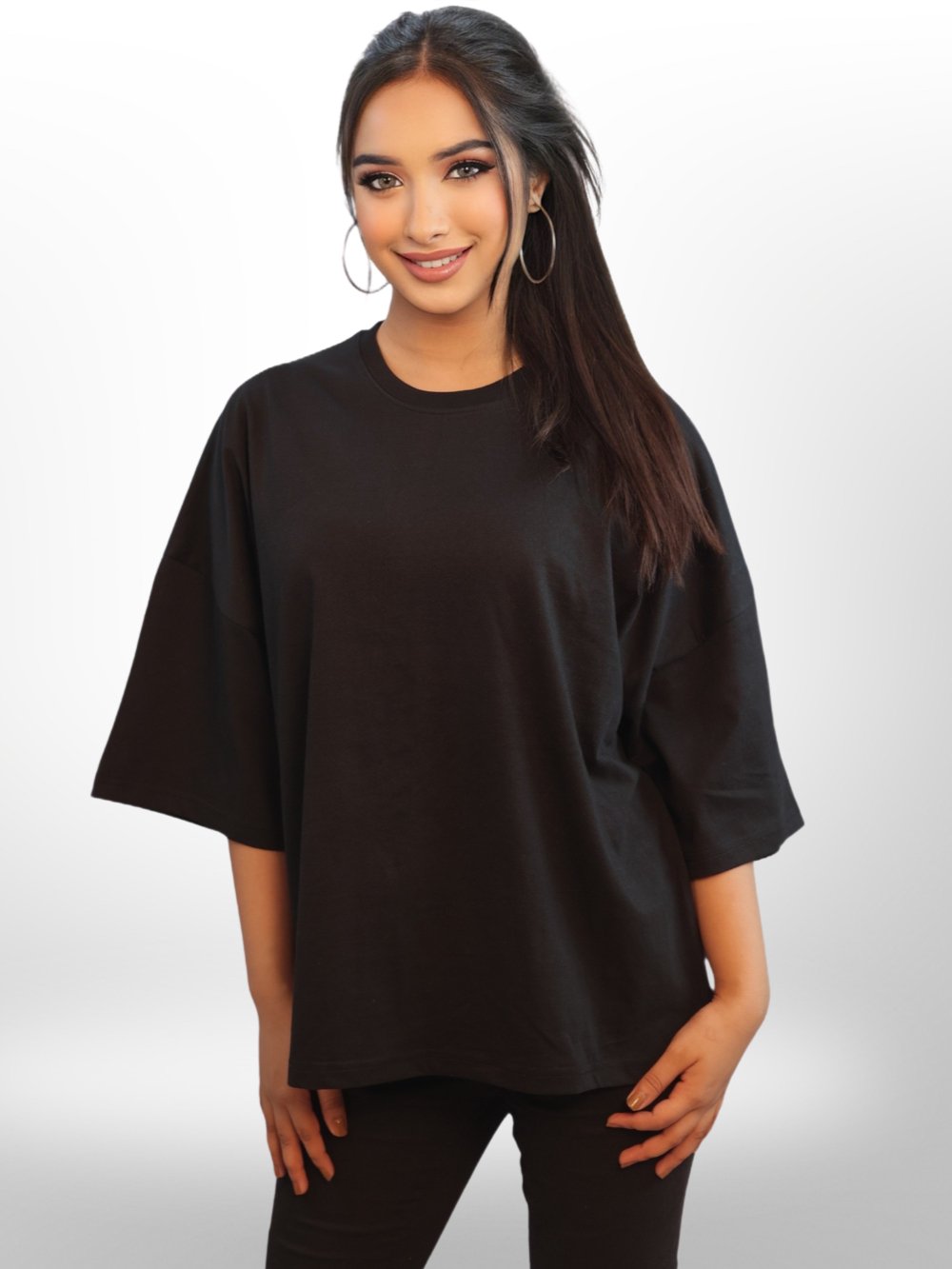 Drop Shoulder T-shirt For Women&