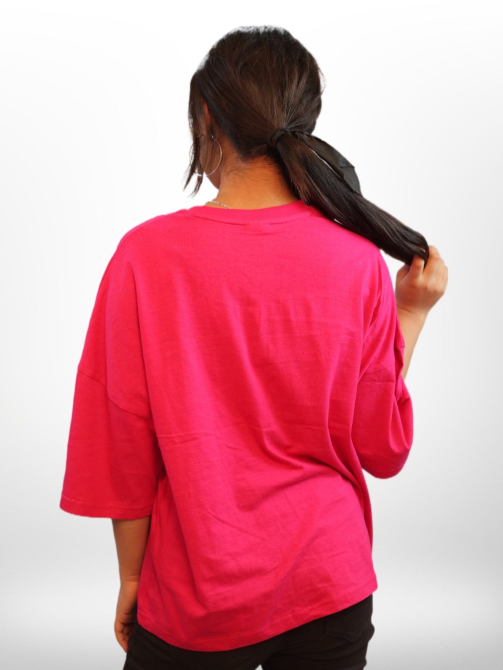 Drop Shoulder T-shirt For Women&