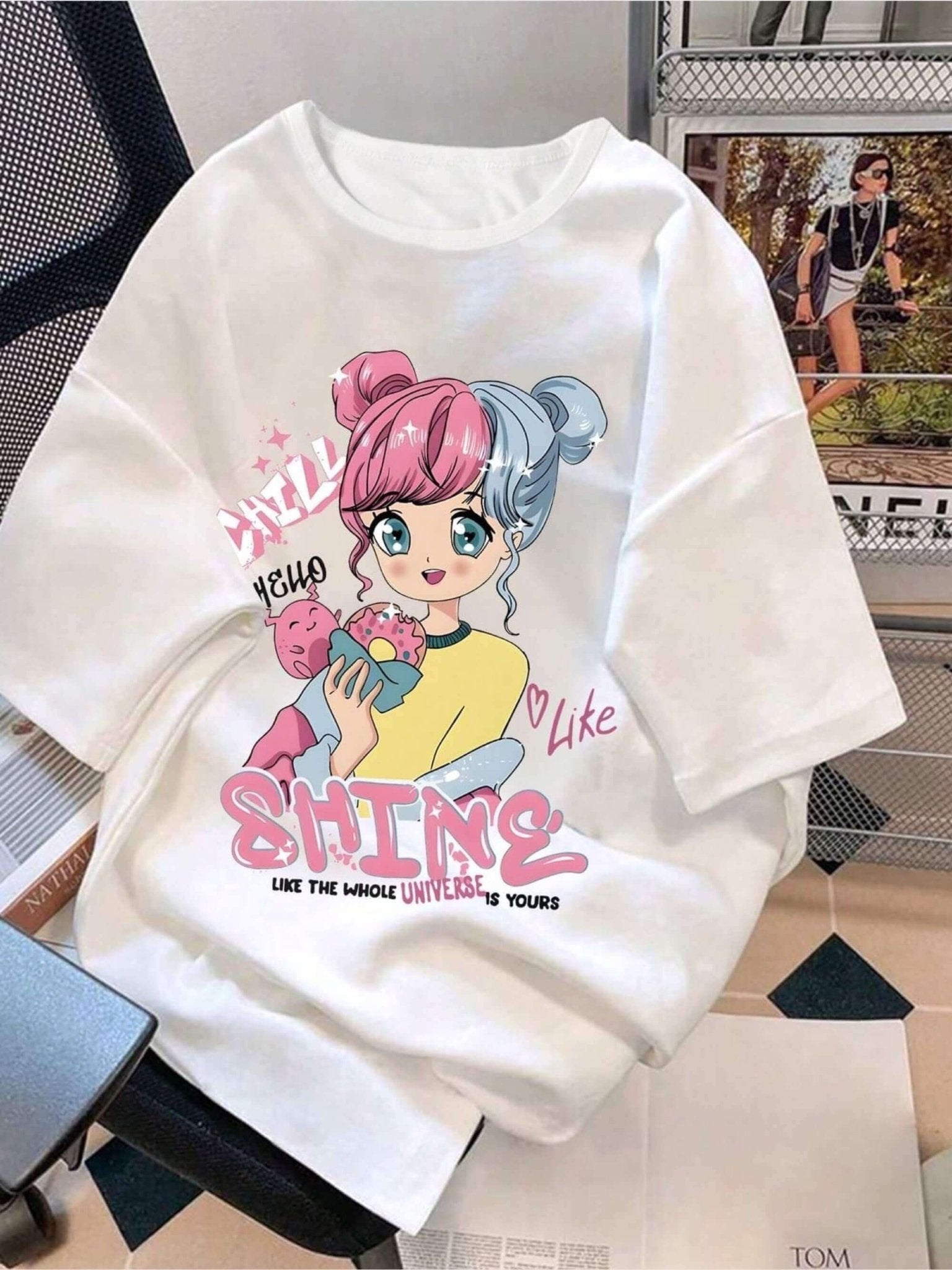 Drop shoulder tee best price Anime Cartoon printed Legacy Boutiques Legacy Boutiques