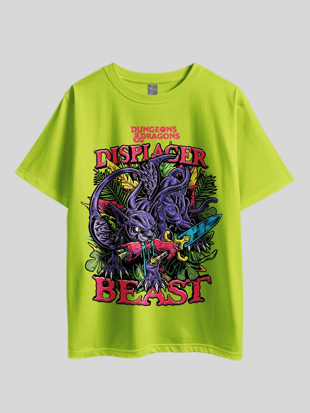 "DUNGEAONS & DRAGONS DISPLACER BEAST" Graphic Printed Drop Shoulder T-shirt Legacy Boutiques Dhaka Legacy Boutiques Legacy Boutiques