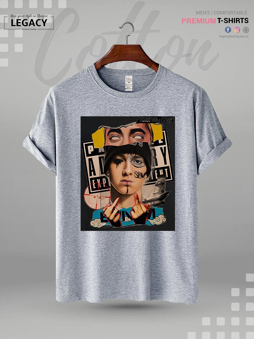 Eminem The Real Slim Shady Printed Men&