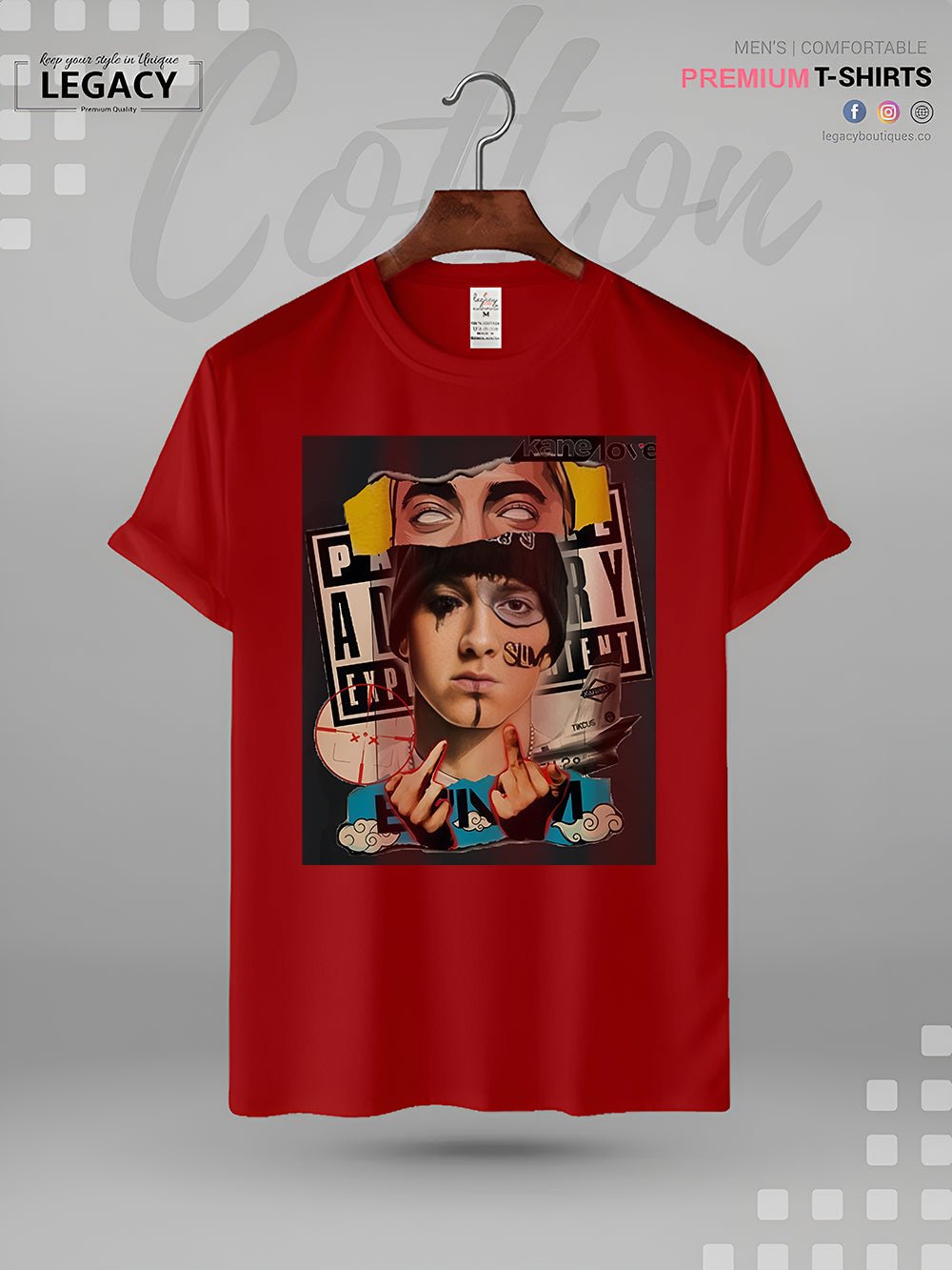 Eminem The Real Slim Shady Printed Men&