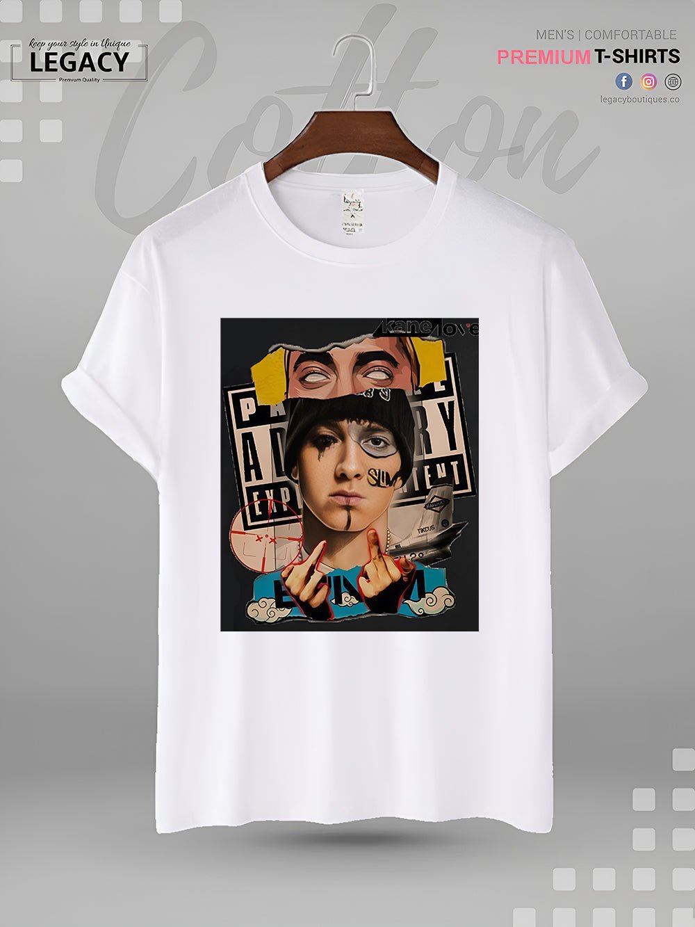 Eminem The Real Slim Shady Printed Men&
