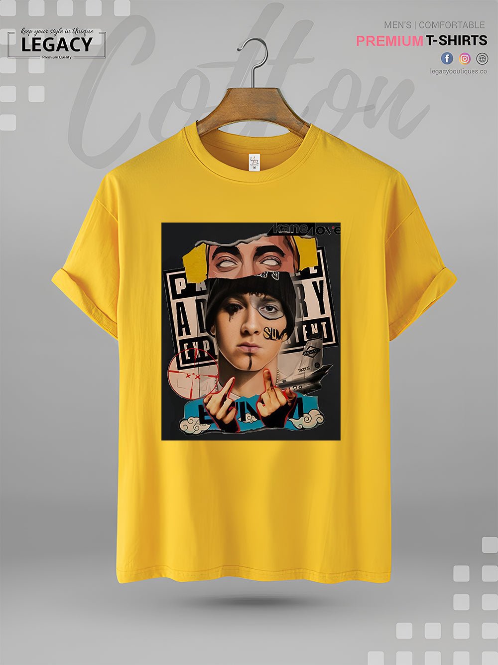 Eminem The Real Slim Shady Printed Men&