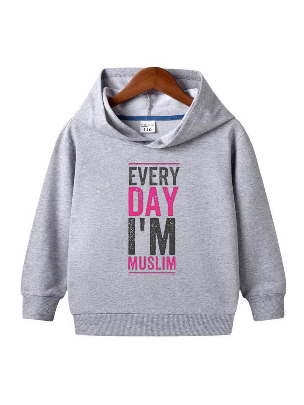 Every Day I Am Muslim Printed Kids Boy Girl Cotton Islamic Hoodie In Bangladesh Legacy Boutiques Legacy Boutiques