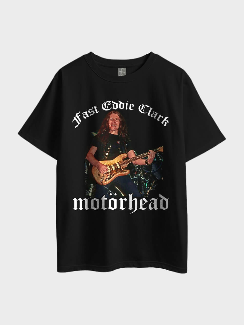 Fast Eddie Clark Motorhead Printed Oversized Metal Mens Cheapest Tee In BD Legacy Boutiques Legacy Boutiques
