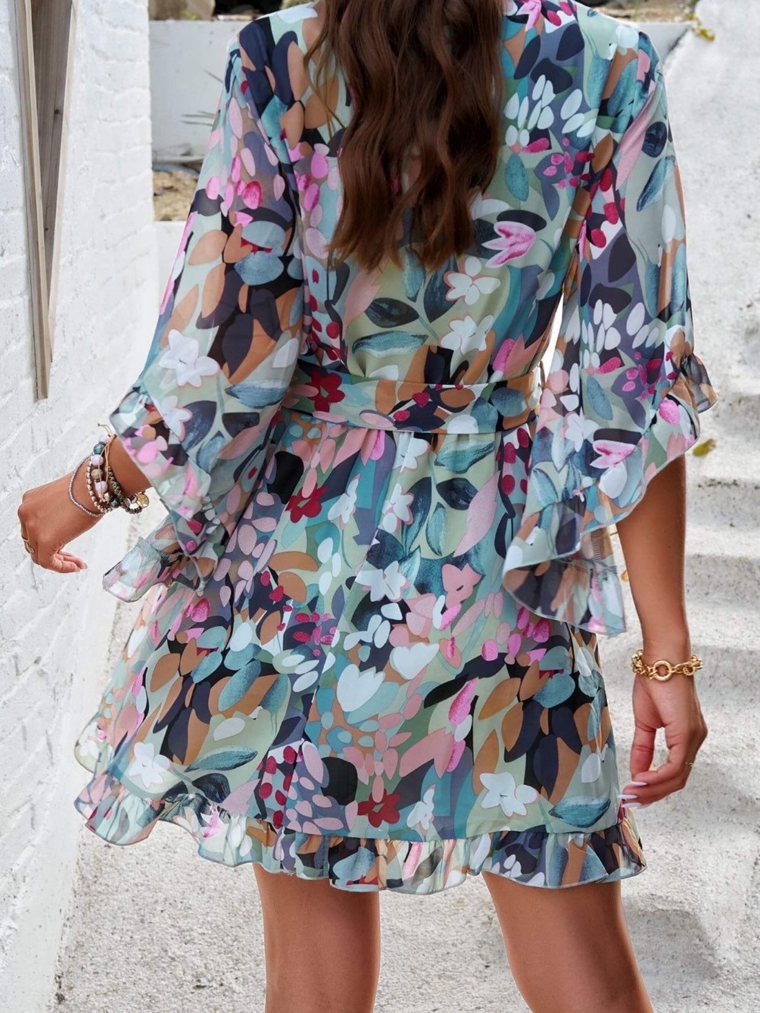 Floral Dress Robe Style Legacy Boutiques Legacy Boutiques