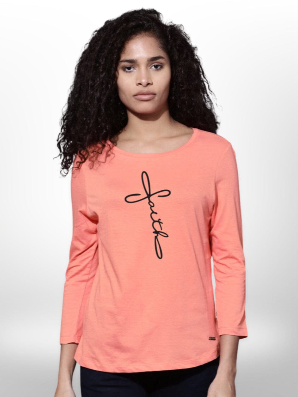 four Quarter Sleeve Stylish Art Print Ladies T-shirt Legacy Boutiques Legacy Boutiques