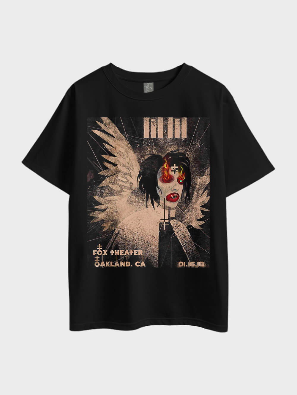 Fox Theater Bakland CA 01.16.18 Printed Metal Rock Mens Premium Quality At Legacy Boutiques BD Legacy Boutiques Legacy Boutiques