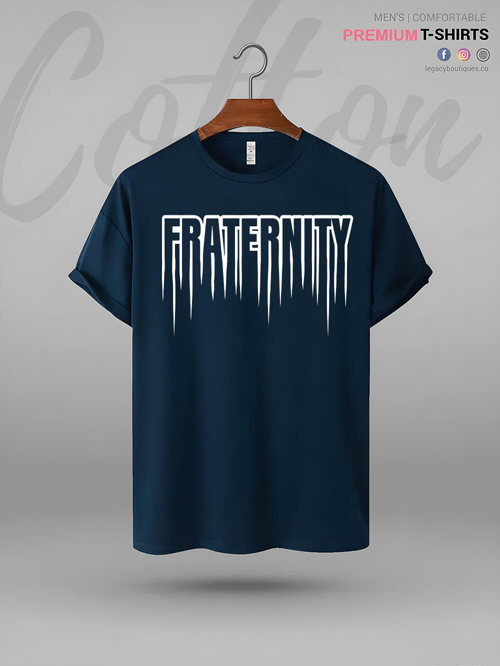 Fraternity Print High Quality Mens T shirt In Lowest Price In BD Legacy Boutiques Legacy Boutiques