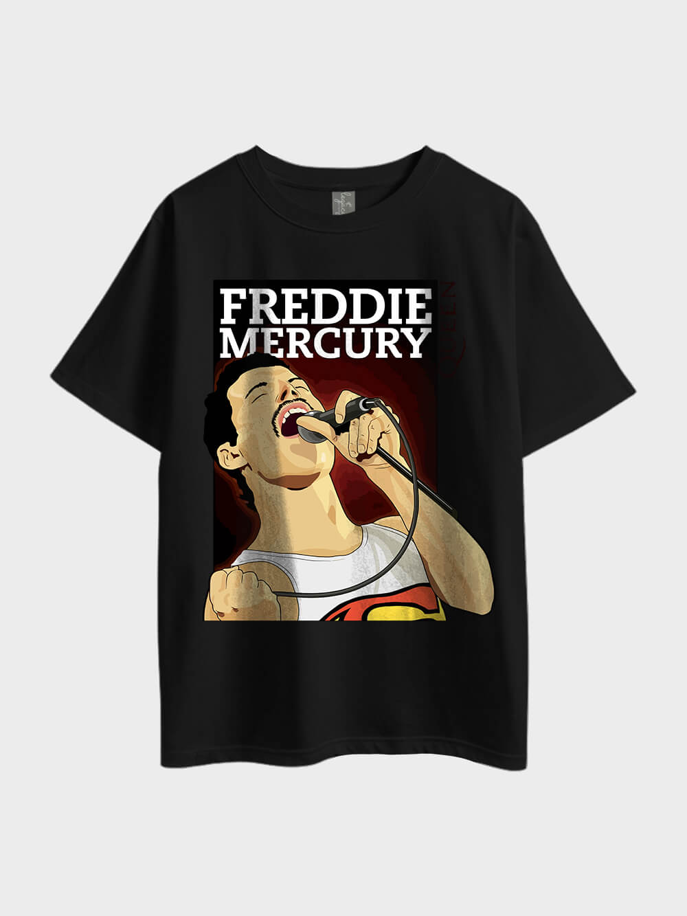 Freddie Mercury British Singer Songwrite Metal Oversized Mens Tee In Lowest Price Only In Dhaka Legacy Boutiques Legacy Boutiques