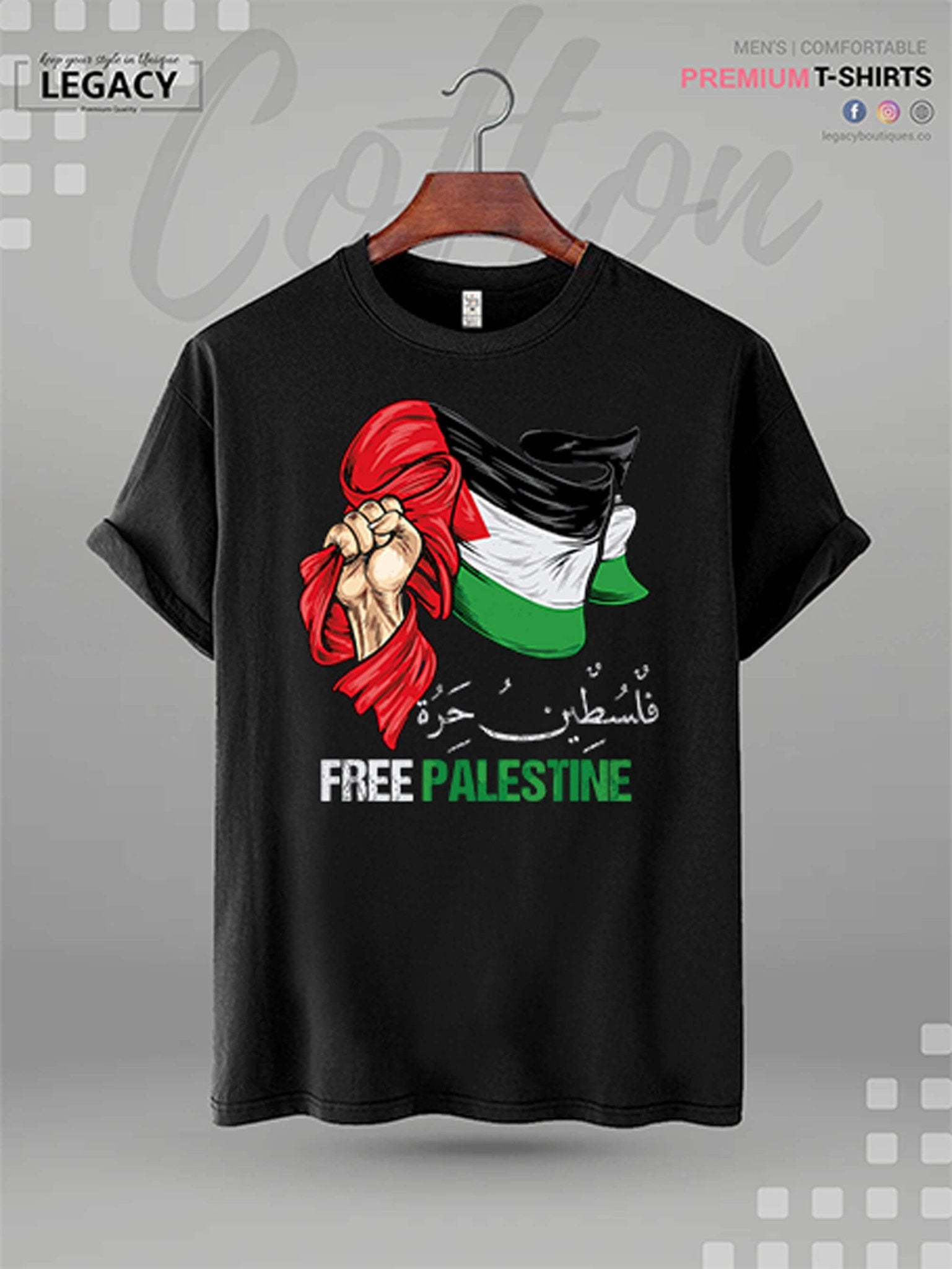 Free Gaza Free Palestine Flag Arabic Human Rights Good Quality Mens Tshirt In Lowest Price In Dhaka Legacy Boutiques Legacy Boutiques