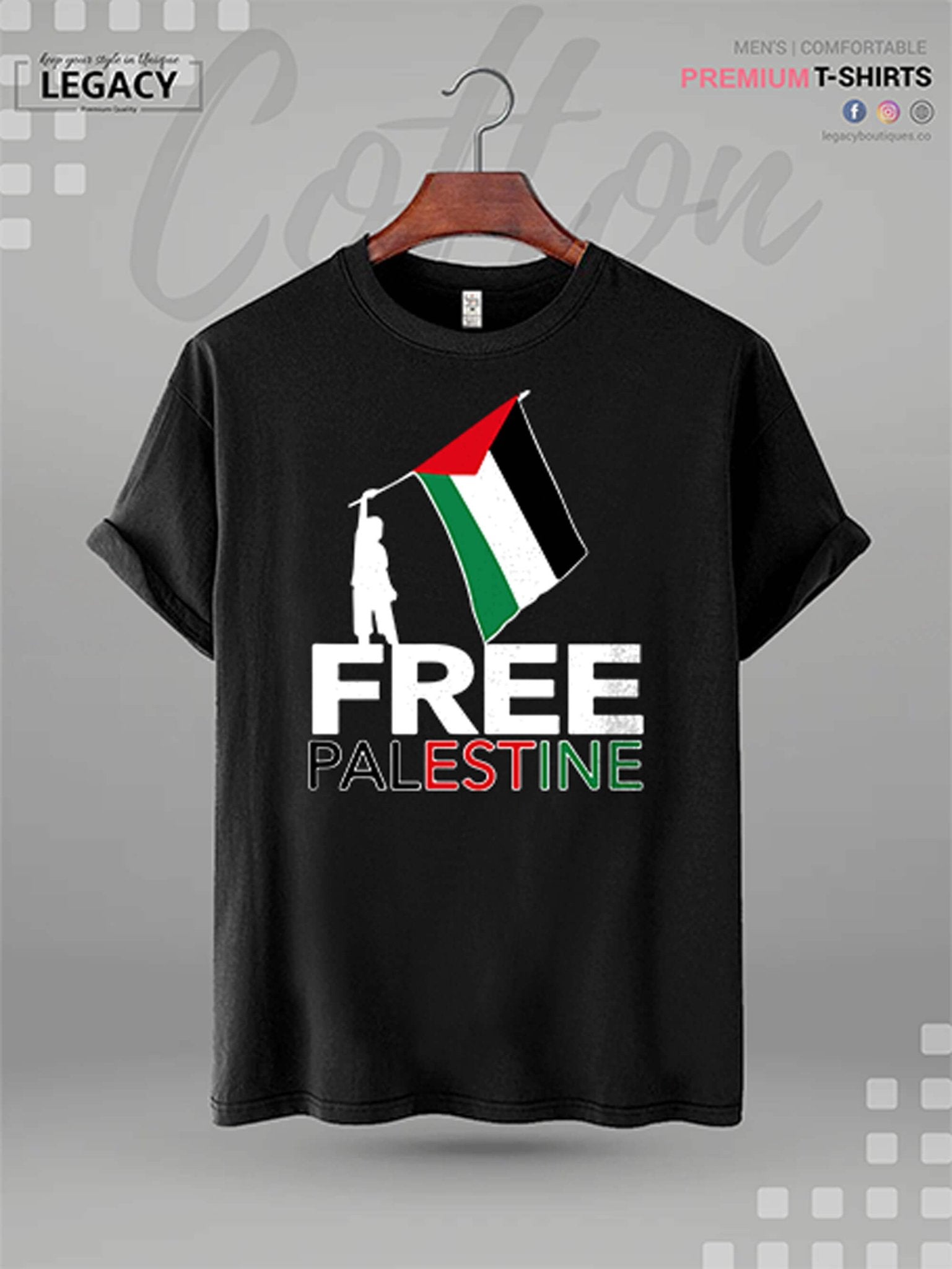 Free Palestine Mens XXXL Tshirt In Lowest Price Only In BD Legacy Boutiques Legacy Boutiques