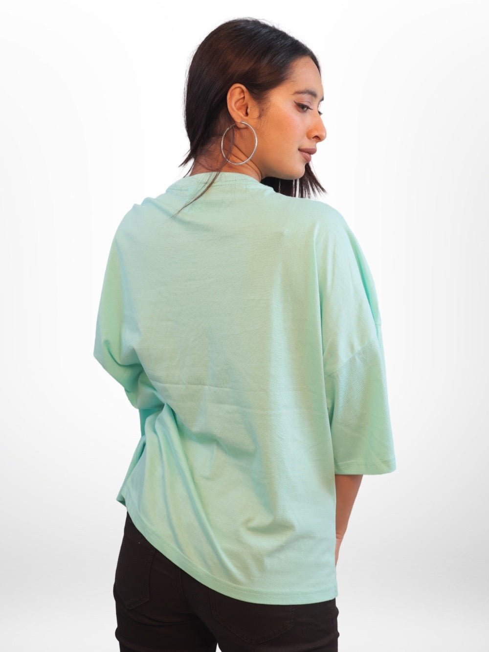 Galactic Charm Graphic Printed Womens Drop Shoulder T-shirt Legacy Boutiques Bangladesh Legacy Boutiques Legacy Boutiques