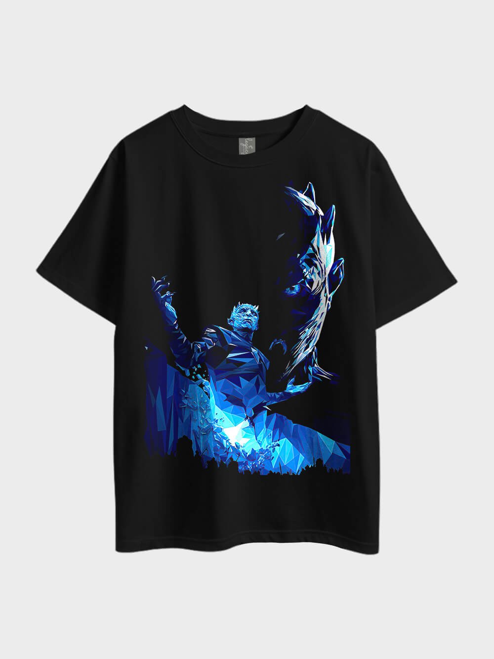 Game of Thrones The Night King The Leader of The White Walker Metal Oversized Mens High Quality In Lowest Price Tee Only At Legacy Boutiques BD Legacy Boutiques Legacy Boutiques