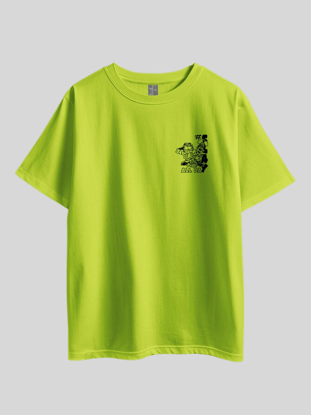 GARFIELD FRIENDS THAT SLAY TOGETHER STAY TOGETHER. GOOD VIBES ONLY Graphic Printed Drop Shoulder T-shirt Legacy Boutiques Bangladesh Legacy Boutiques Legacy Boutiques