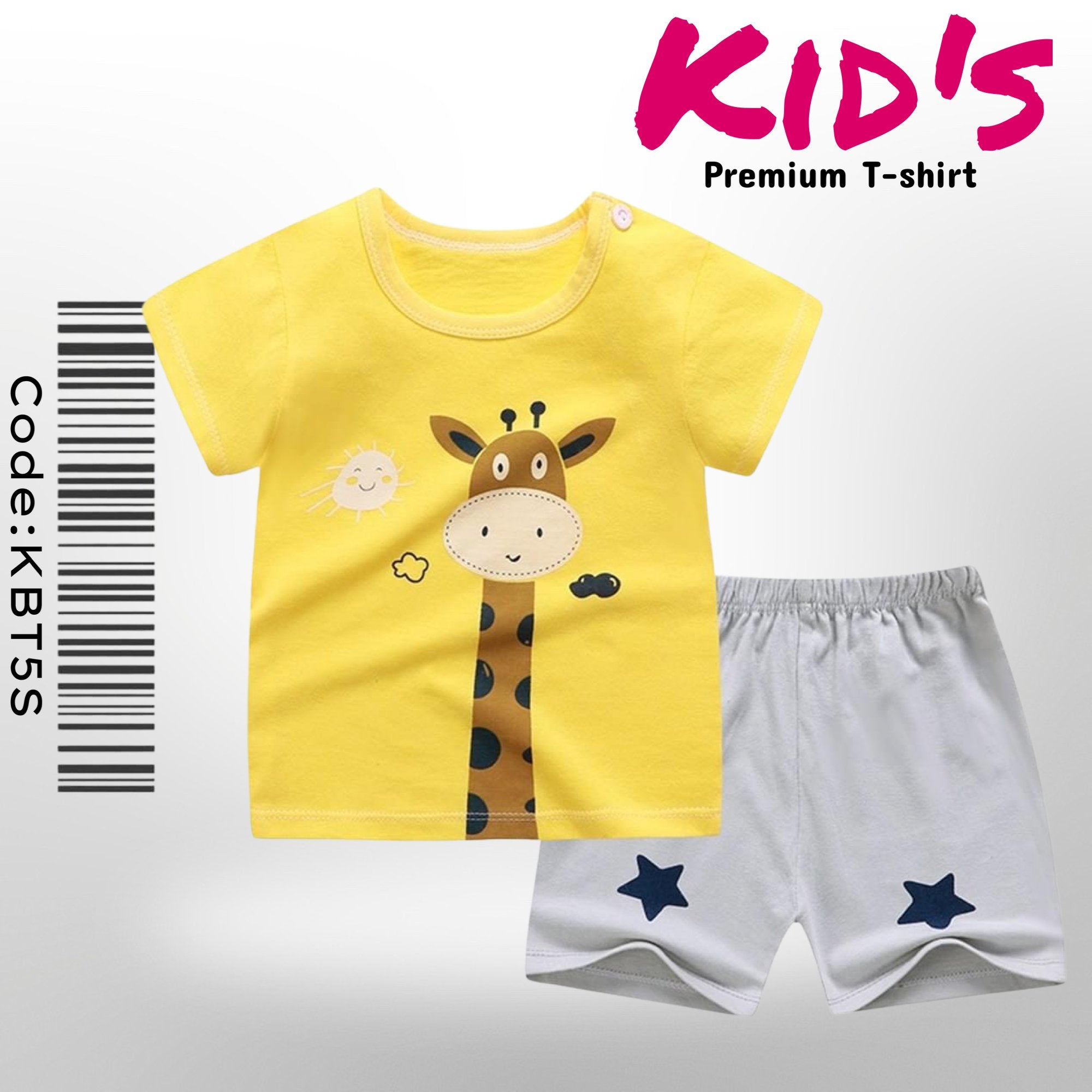 Giraffe Picture Kids Super Comfortable T-shirt Legacy Boutiques Legacy Boutiques