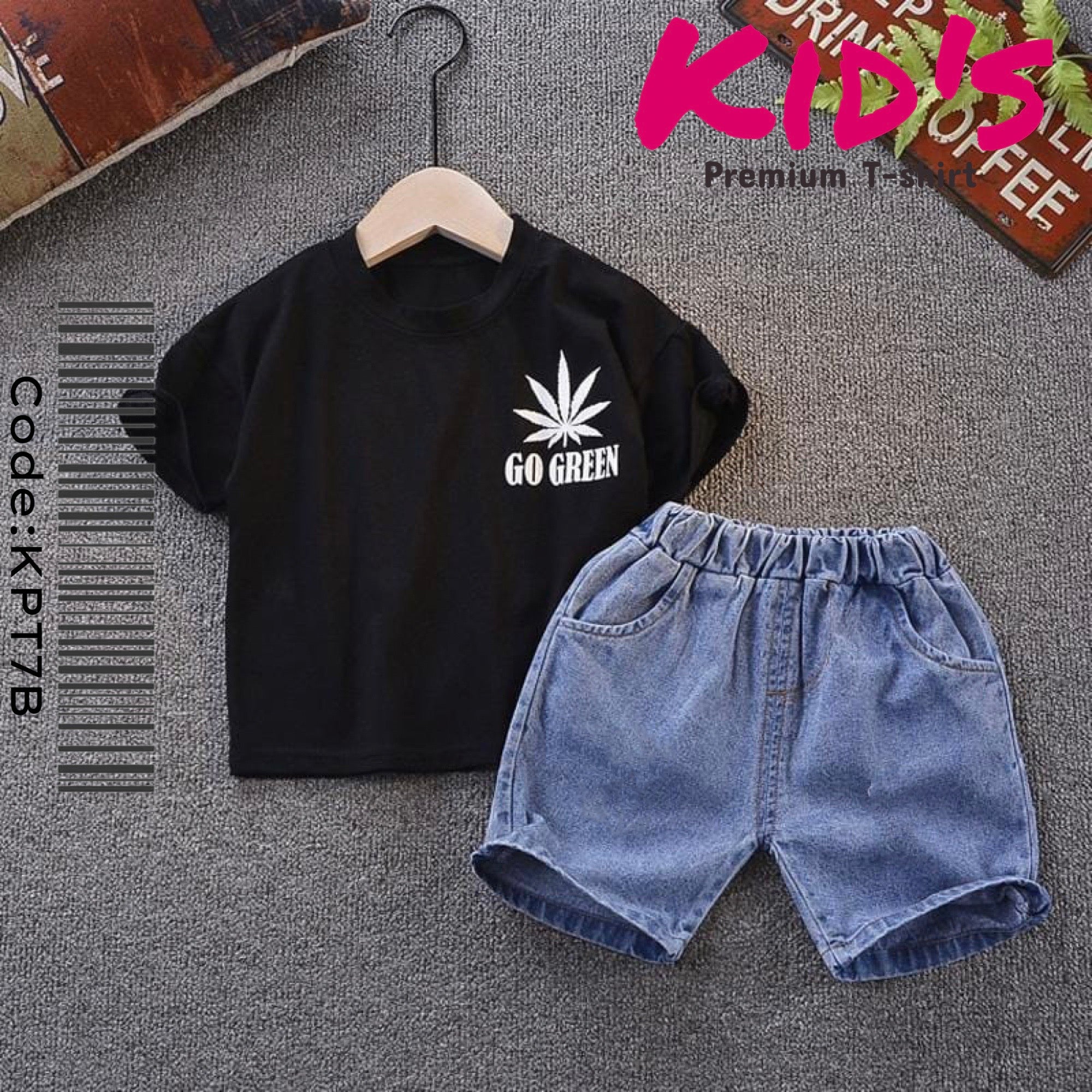 Go Green Boy and Girls T-shirt set Summer Collection | Legacy Boutiques Bangladesh Legacy Boutiques Legacy Boutiques