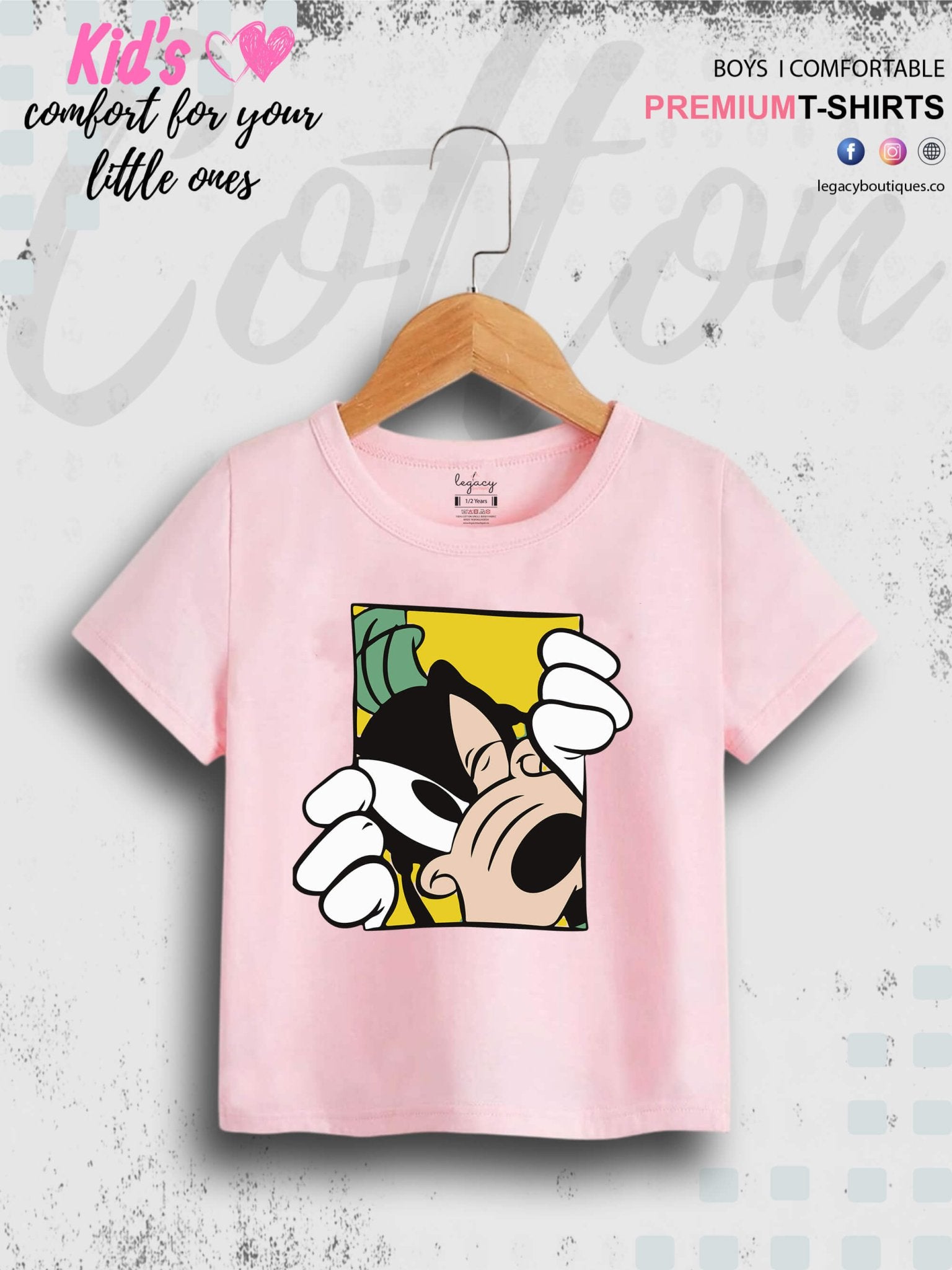 Goofy Dog 1 To 11 Year Boys T-Shirt In Cheapest Price Only In Dhaka Legacy Boutiques Legacy Boutiques