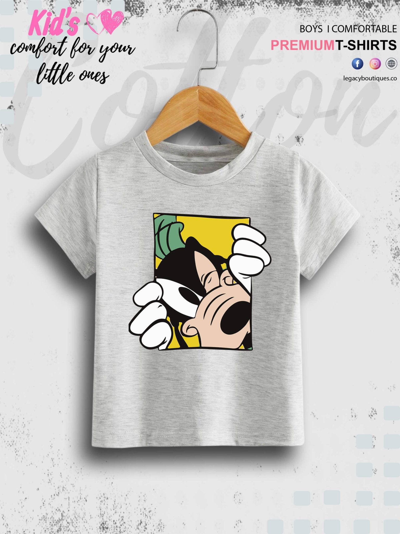 Goofy Dog 1 To 11 Year Boys T-Shirt In Cheapest Price Only In Dhaka Legacy Boutiques Legacy Boutiques