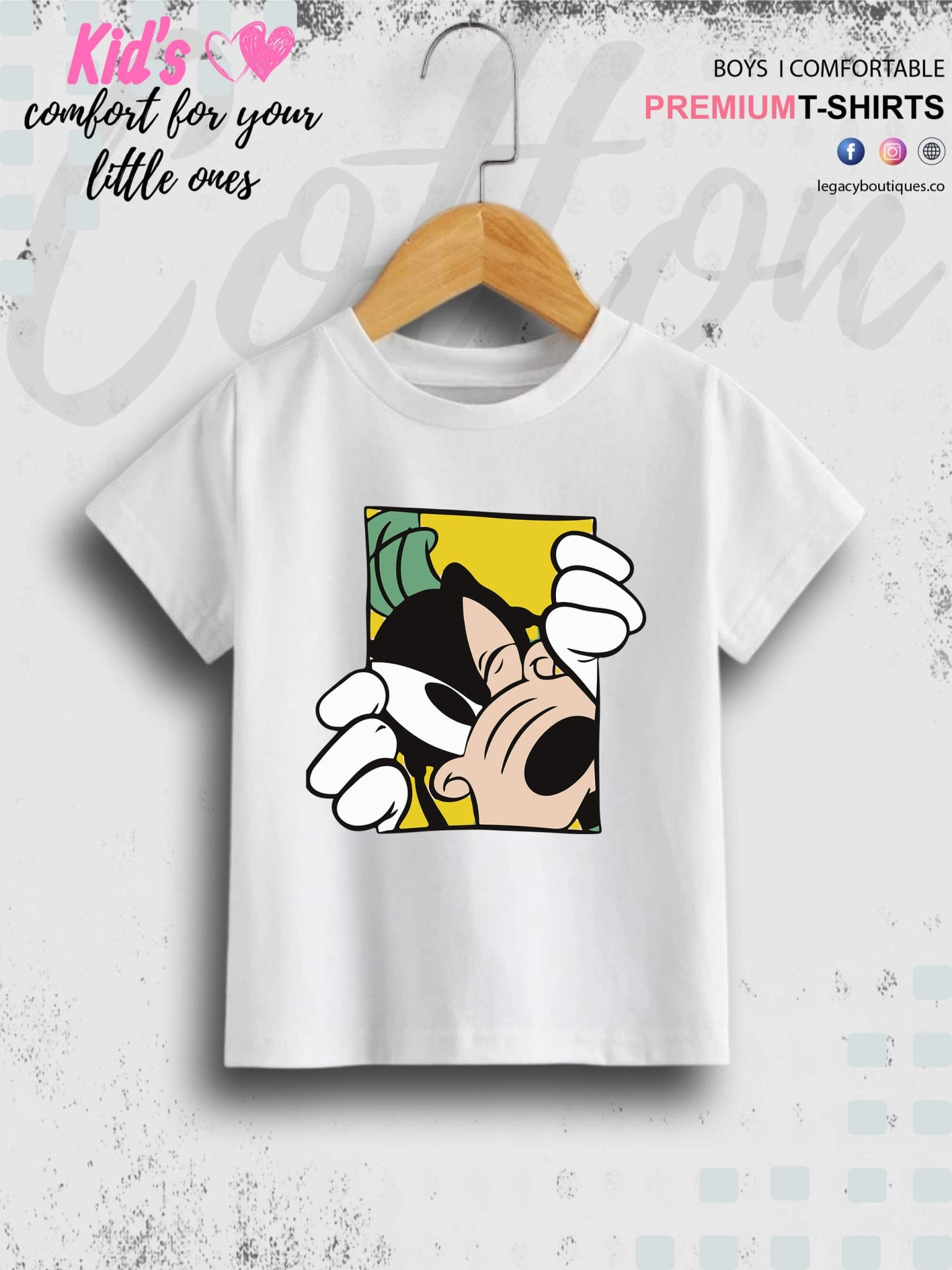 Goofy Dog 1 To 11 Year Boys T-Shirt In Cheapest Price Only In Dhaka Legacy Boutiques Legacy Boutiques