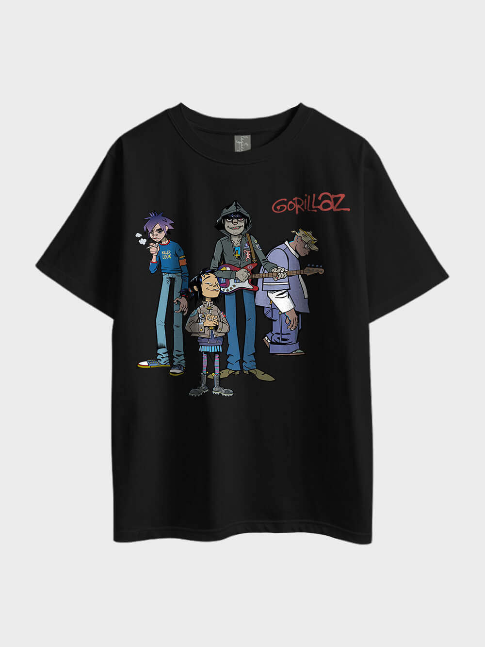 Gorillaz Band Metal Oversized Mens Premium Quality Tee Bangladesh Legacy Boutiques Legacy Boutiques