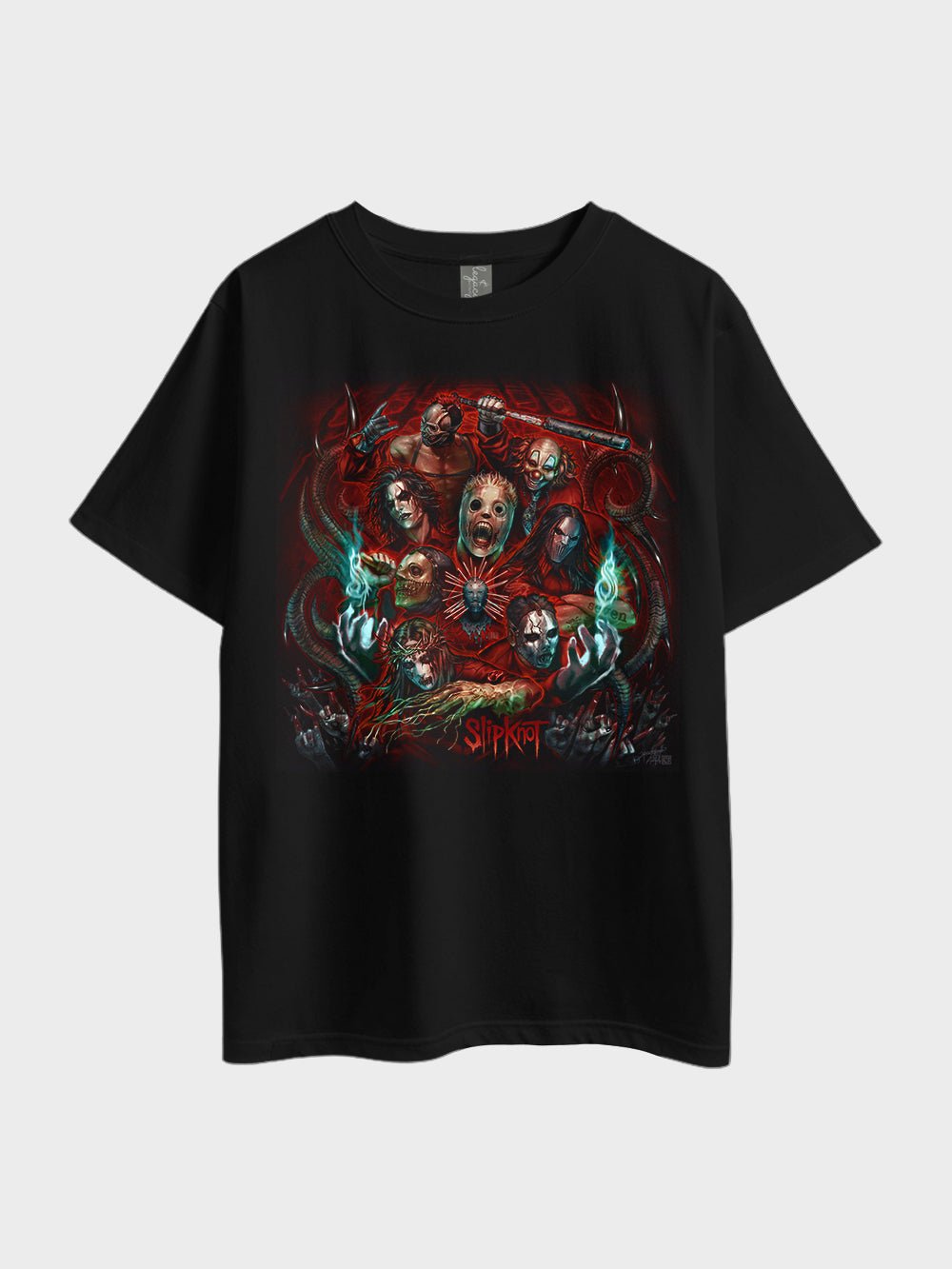 Groove Metal Slipknot Band Printed Oversized Mens T-shirt Legacy Boutiques Dhaka Legacy Boutiques Legacy Boutiques