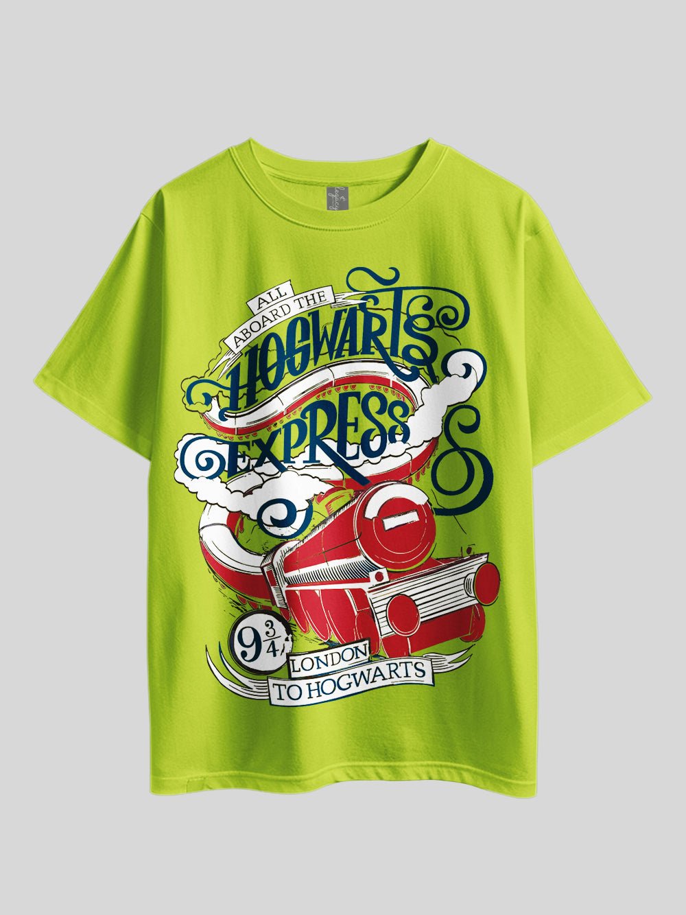 "HARRY POTTER: ALL ABOARD THE HOGWARTS EXPRESS LONDON TO HOGWARTS" Graphic Printed Drop Shoulder T-shirt Legacy Boutiques Dhaka Legacy Boutiques Legacy Boutiques