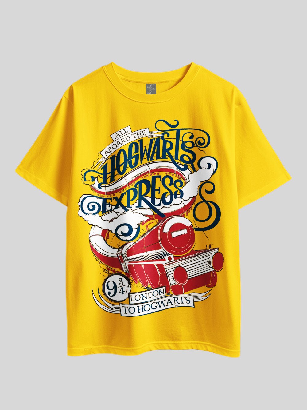 "HARRY POTTER: ALL ABOARD THE HOGWARTS EXPRESS LONDON TO HOGWARTS" Graphic Printed Drop Shoulder T-shirt Legacy Boutiques Dhaka Legacy Boutiques Legacy Boutiques