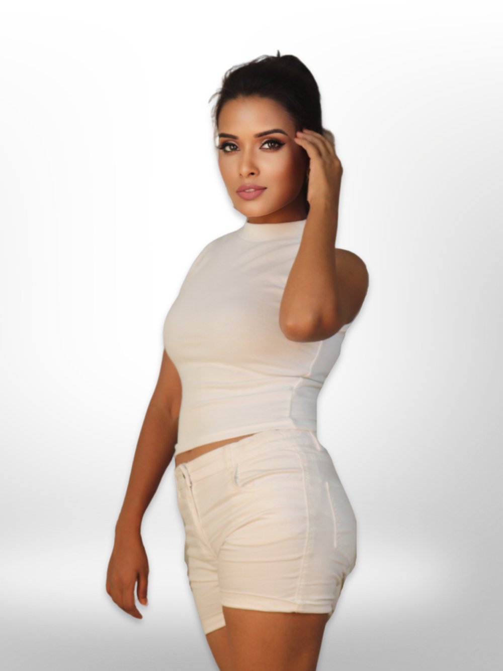 High Neck Women Sleeveless Crop Top Legacy Boutiques Legacy Boutiques