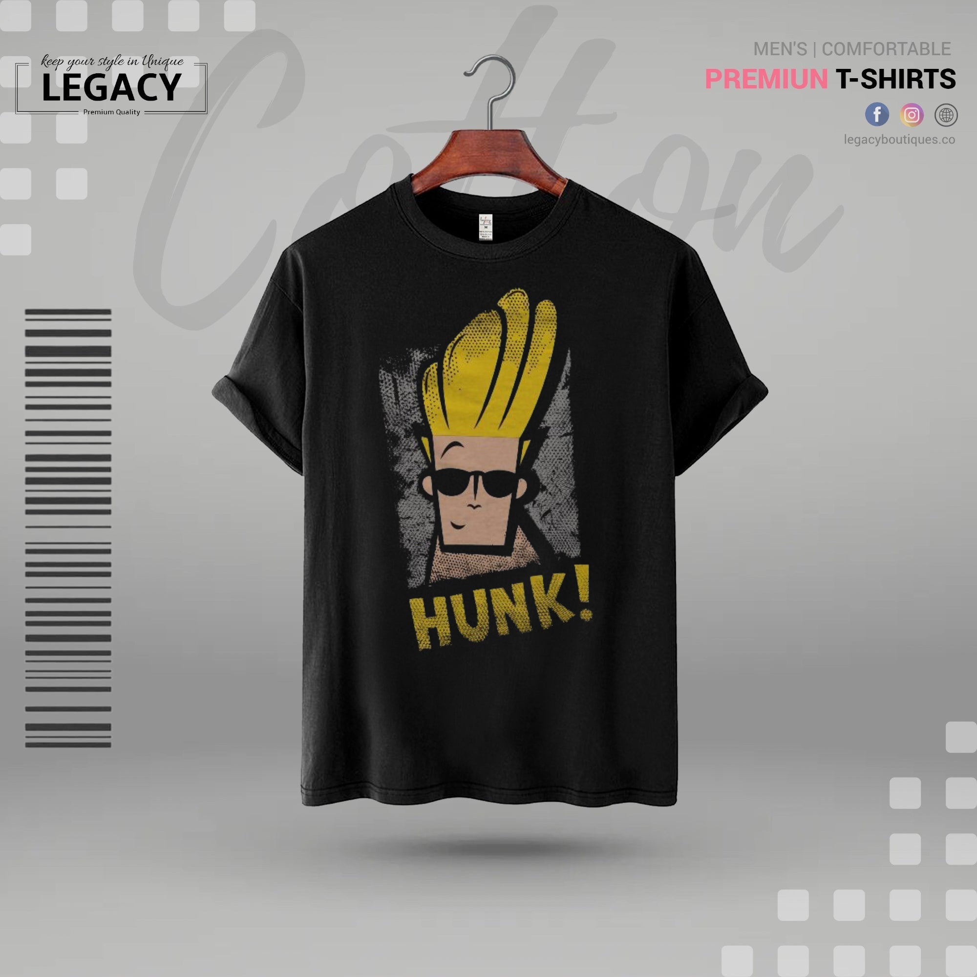 Hunk Men Premium Designer Edition T Shirt Legacy Boutiques Legacy Boutiques