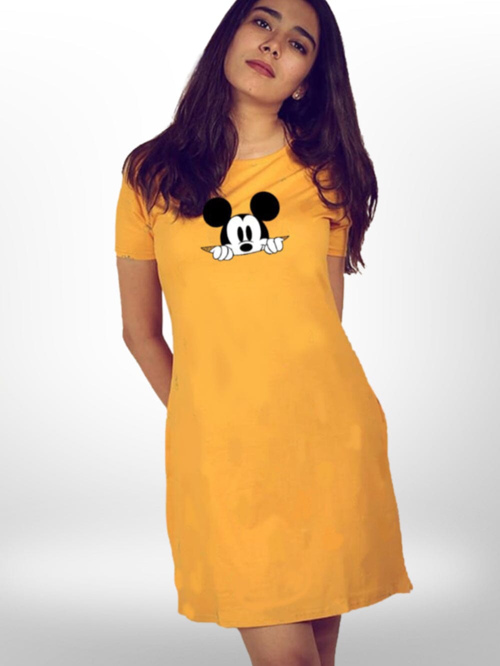 Innocent Hidden Puppy Long T-shirt For Women&