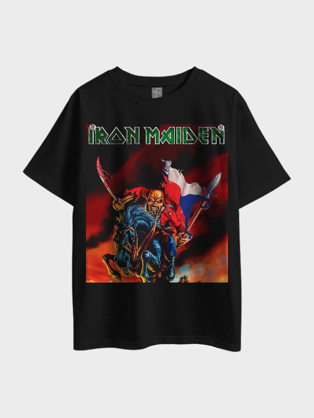 Iron Maiden Heavy Metal Oversized Mens Premium Quality Tee At Legacy Boutiques Bangladesh Legacy Boutiques Legacy Boutiques