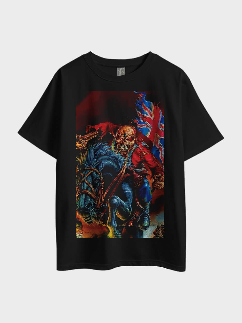 Iron Maiden Logo Printed Metal Oversized Mens High Quality Tee At Legacy Boutiques Bangladesh Legacy Boutiques Legacy Boutiques