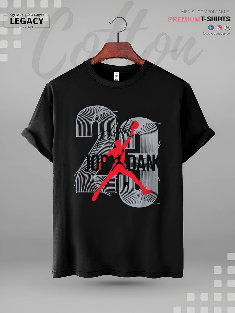 Jordan 23 Air Flight Print Men&