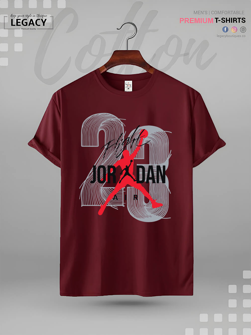 Jordan 23 Air Flight Print Men&