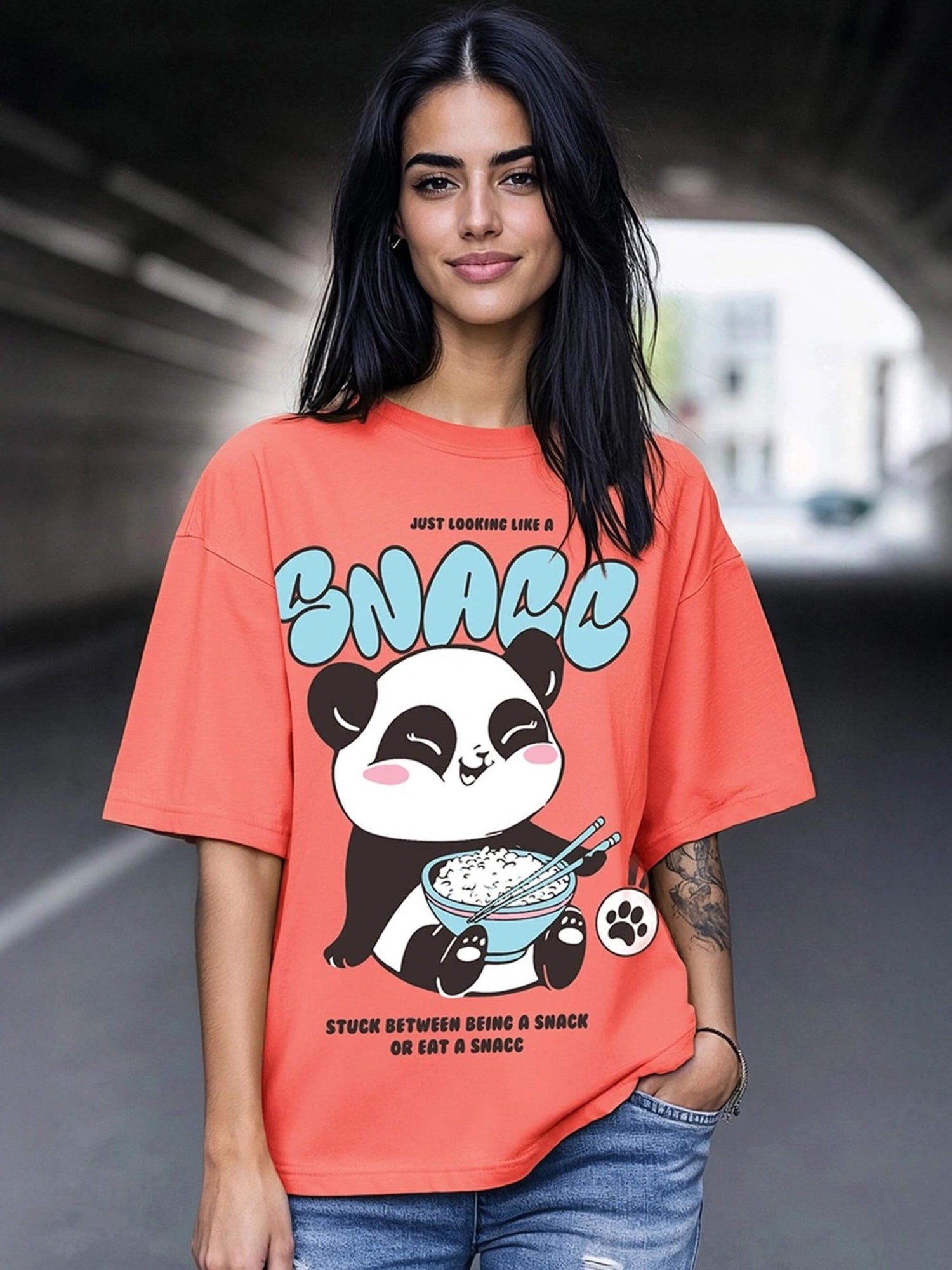 Just Looking Like A Snack Womens Drop Shoulder T shirt In BD Legacy Boutiques Legacy Boutiques